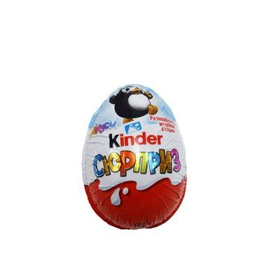 Шоколадное яйцо Киндер сюрприз  20г  Апплайду Пингвины